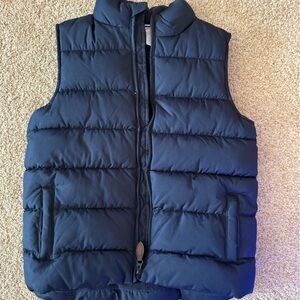 Puffer Vest youth boys large 10 navy Gymboree